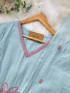 Pure Mul Cotton Embroidered Kurti Set – Elegant Everyday Ethnic Wear