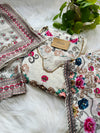 Pure Crepe Partywear Sharara Suit – Effortless Glamour for Your Celebrations
