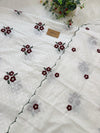 ✨ Premium Mul Cotton Embroidered Unstitched Suit ✨