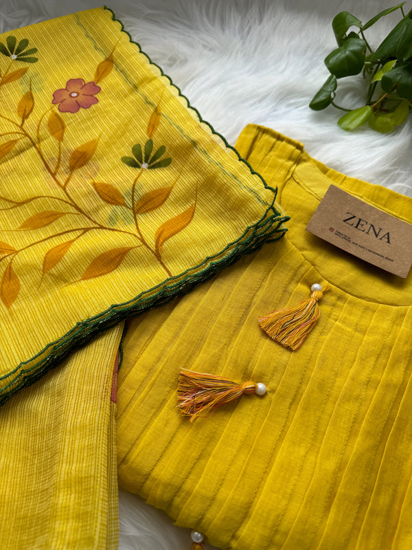 Premium Mul Chanderi Anarkali Suit – Graceful Elegance for Every Occasion