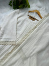 Pure Mul Chanderi Hand Detailed Anarkali Set