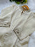 Tissue Silk Hand Detailed Kurti Set with Organza Dupatta – Celebrate in Graceful Luxury