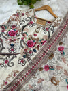 Pure Crepe Partywear Sharara Suit – Effortless Glamour for Your Celebrations