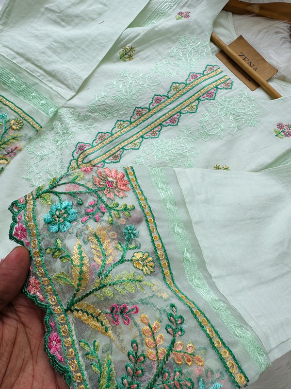 🌙 Pure Cotton Pakistani Kurti Set with Embroidery 🌙