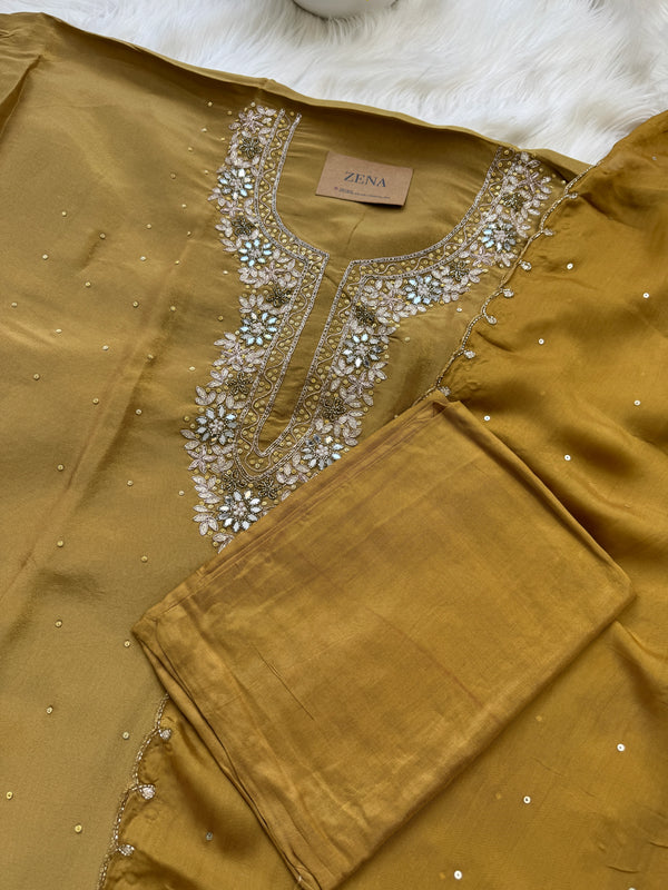 ✨ Pure Tissue Silk Handwork Party Wear Suit ✨