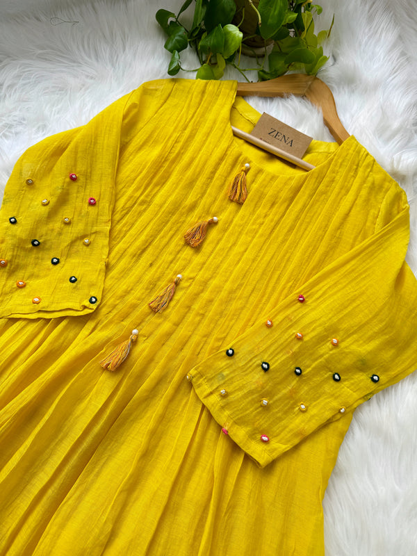 Premium Mul Chanderi Anarkali Suit – Graceful Elegance for Every Occasion