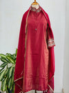 Tissue Silk Handwork Party Wear Suit – Celebrate in Sheer Elegance