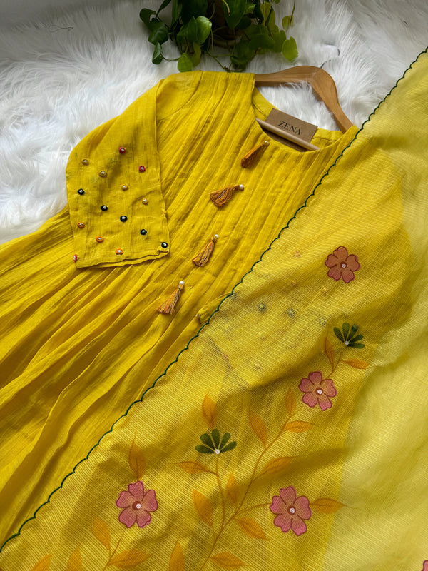 Premium Mul Chanderi Anarkali Suit – Graceful Elegance for Every Occasion