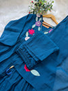 Mul Chanderi Hand-Embroidered Anarkali Set – Graceful & Premium