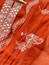 Mul Chanderi Embroidered Kurti Set – Elegant Ethnic Look