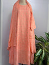 Muslin Hand Detailed A-Line Kurti Set – Elegant Festive Wear 🌿