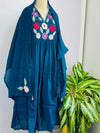 Mul Chanderi Hand-Embroidered Anarkali Set – Graceful & Premium