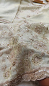 Tissue Silk Partywear Handwork Suit