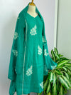 Mul Chanderi Embroidered Anarkali Kurti Set – Timeless Elegance, Effortless Style