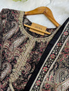 Muslin Hand Detailed Anarkali Kurti Set – Light, Elegant, Effortless