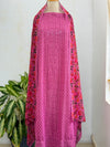 Unstitched Georgette Schiffli Work Partywear Suit