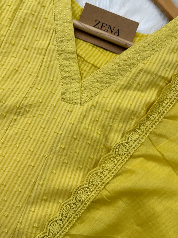 Premium Mul Cotton A-Line Kurti Set – Elegant Ethnic Wear