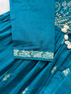 Pure Cotton Embroidered Anarkali Set – Elegant Ethnic Wear 🌸